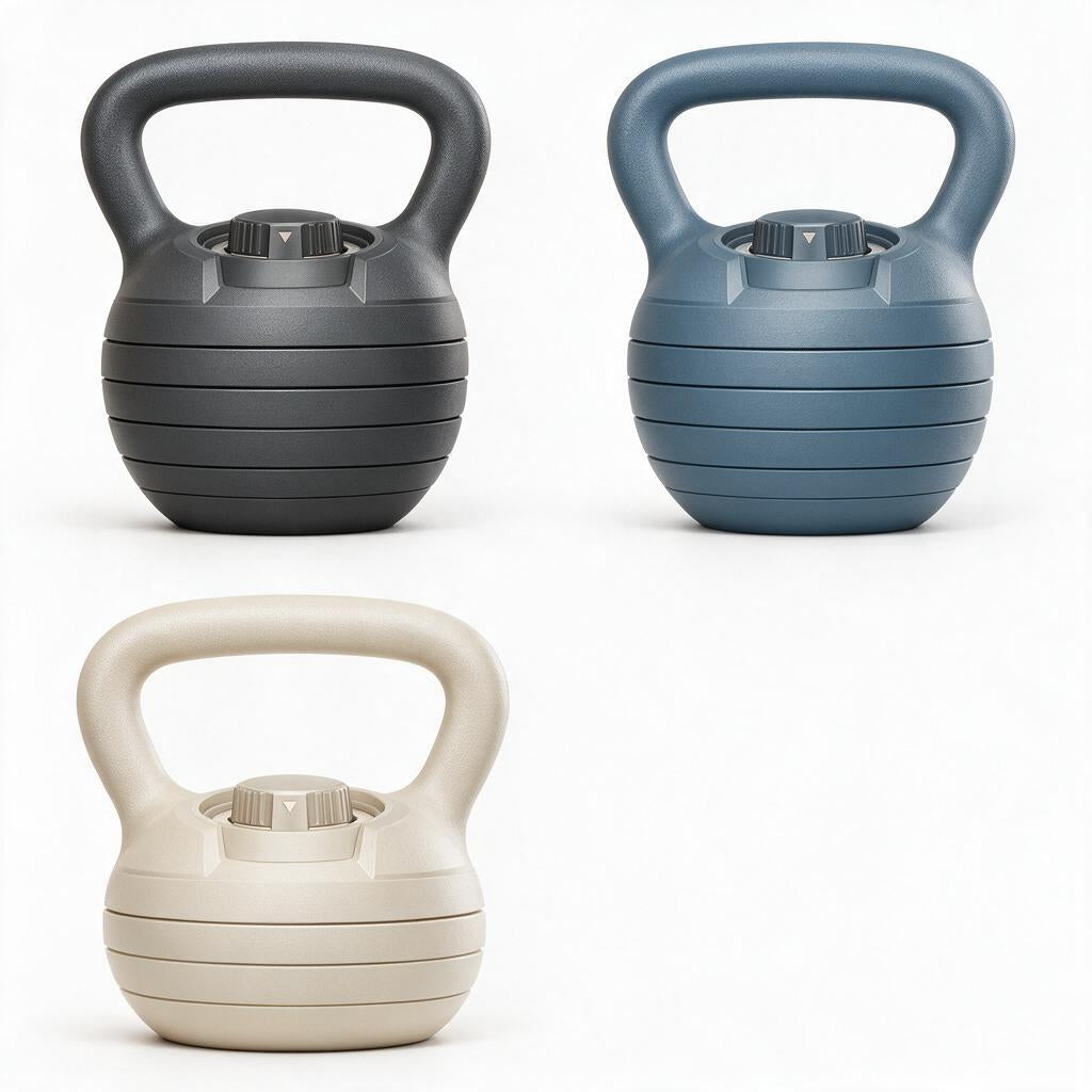 Adjustable Matte-Black Kettlebell — view 5