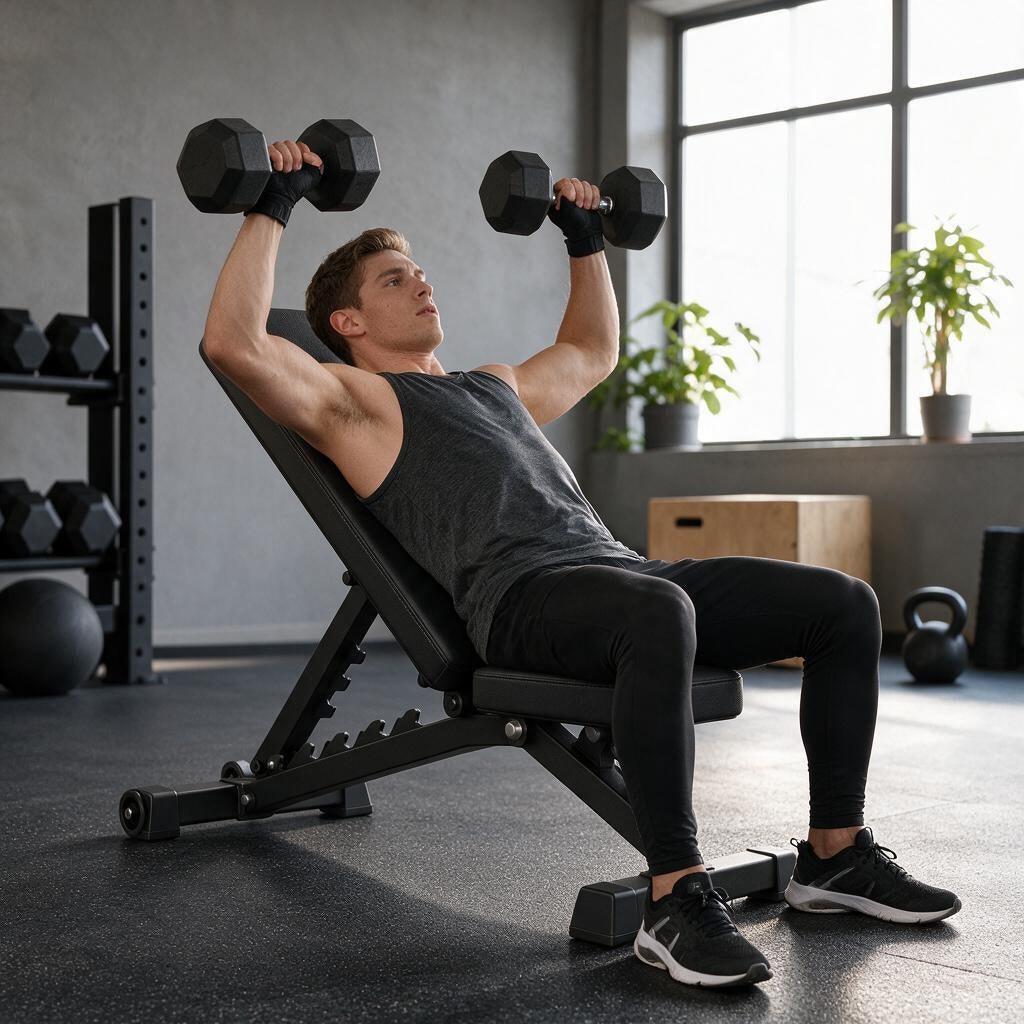 Adjustable Incline Weight Bench — view 2