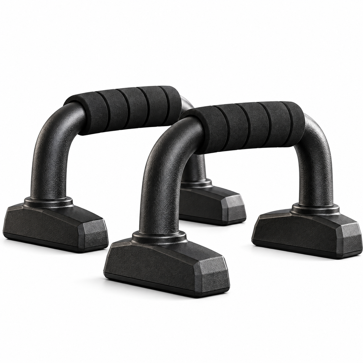 Matte Steel Push-Up Bars with Grip Handles — view 4