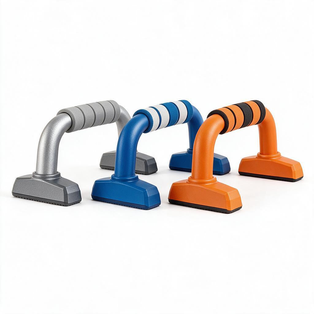 Matte Steel Push-Up Bars with Grip Handles — view 5