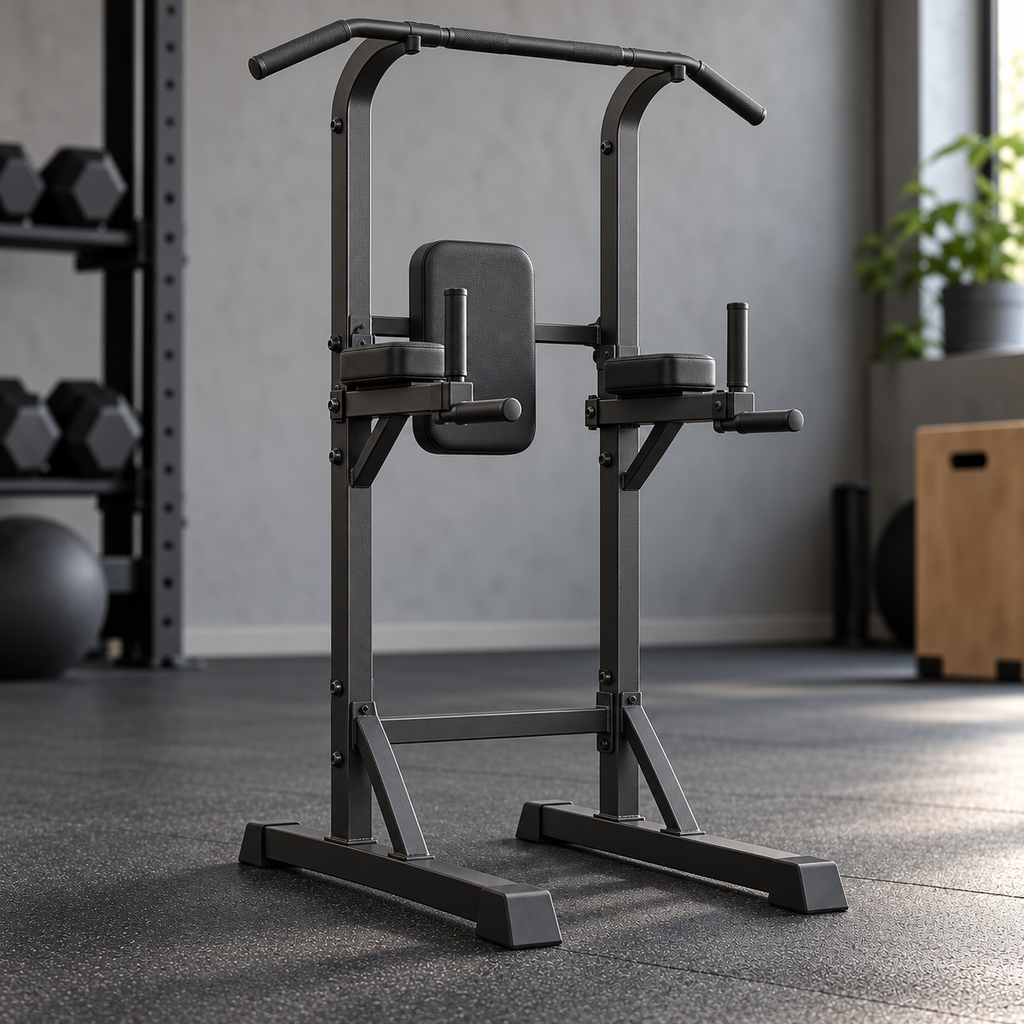 Multi-Function Pull-Up and Dip Power Tower — view 1