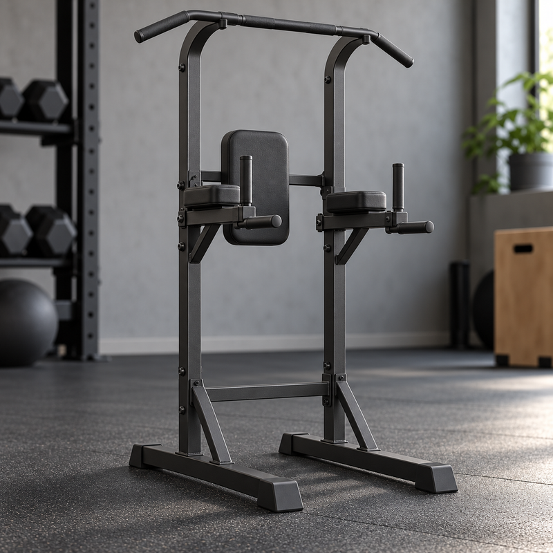 Multi-Function Pull-Up and Dip Power Tower