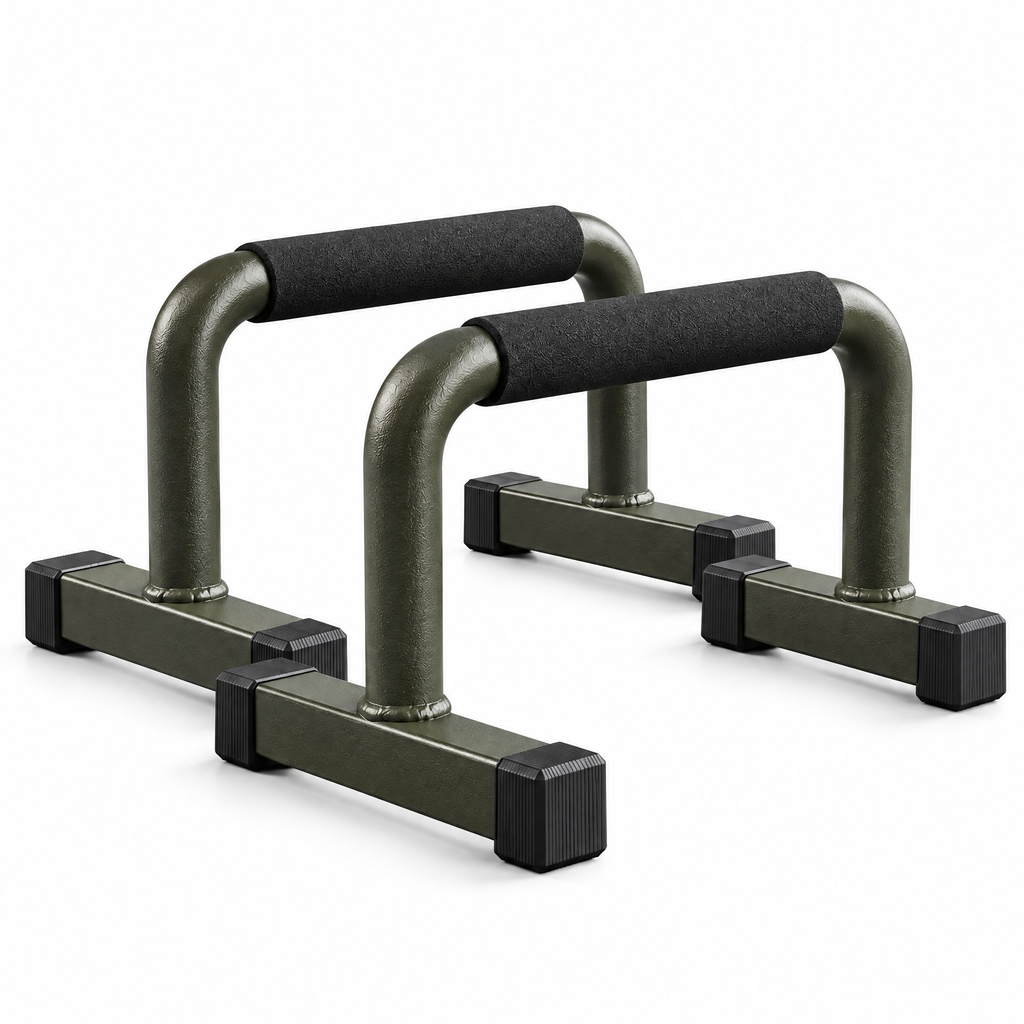 Matte Black Parallette Dip Bars — view 4