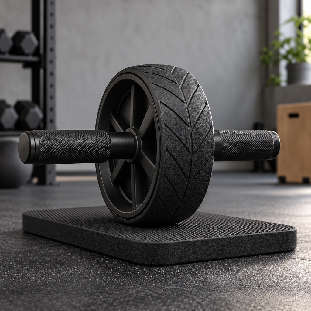 Textured Ab Roller with Knee Pad — view 1